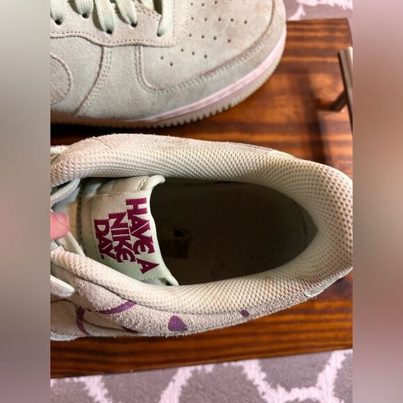Nike Air Force 1 Low Have a Nike Day Sneakers collector rare EUC frosted spruce main image 4